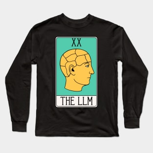 LLM Tarot Card - LLMs - Large Language Model - AI Long Sleeve T-Shirt